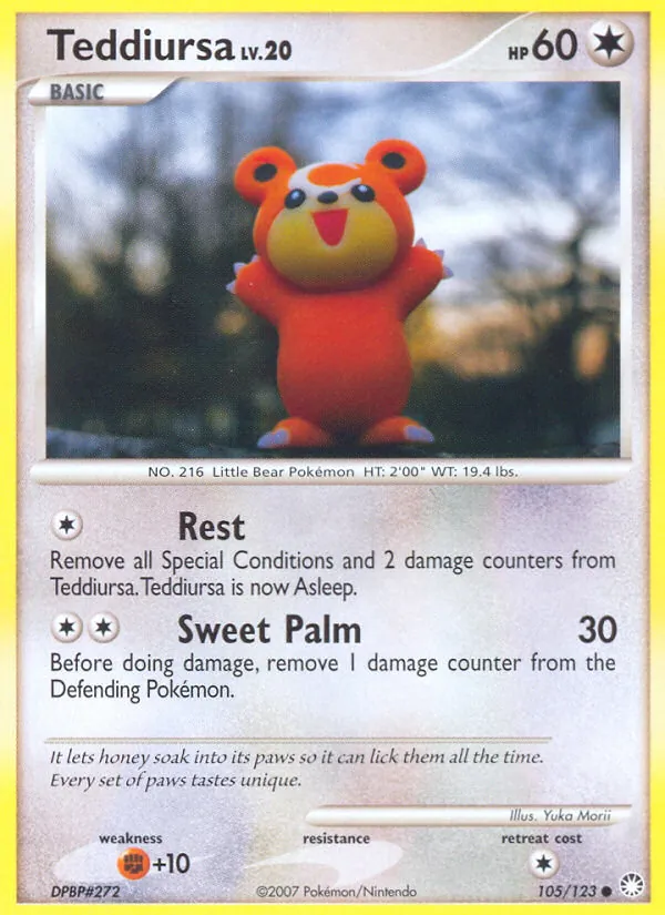 Teddiursa card
