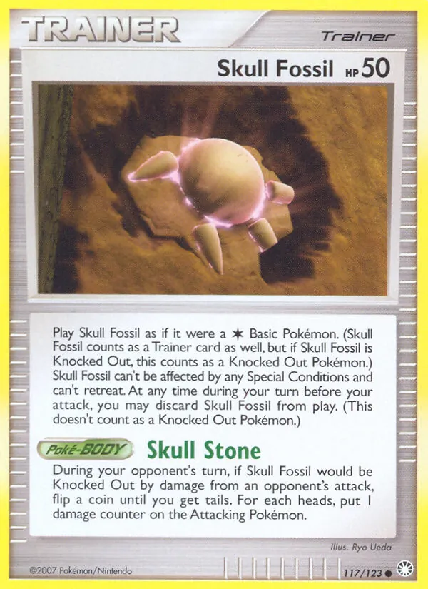 Skull Fossil card