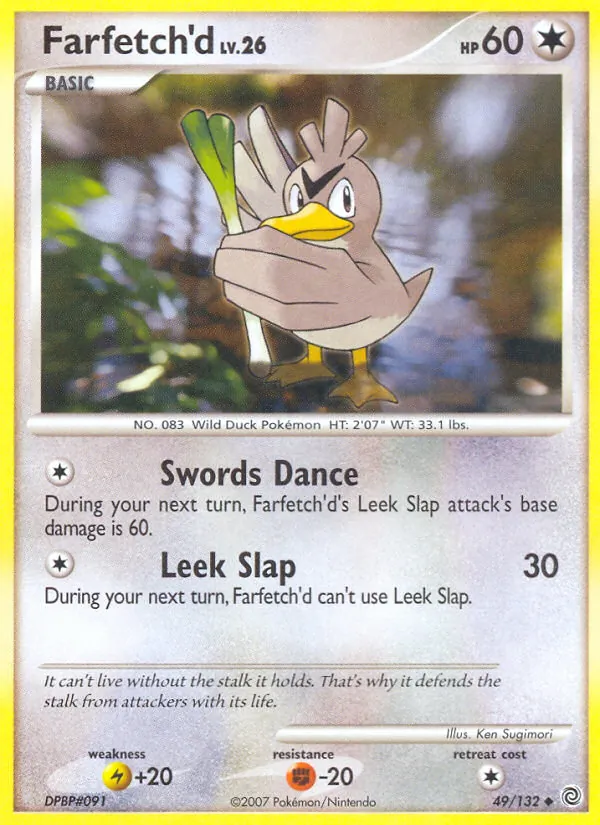 Farfetch'd Pokémon card