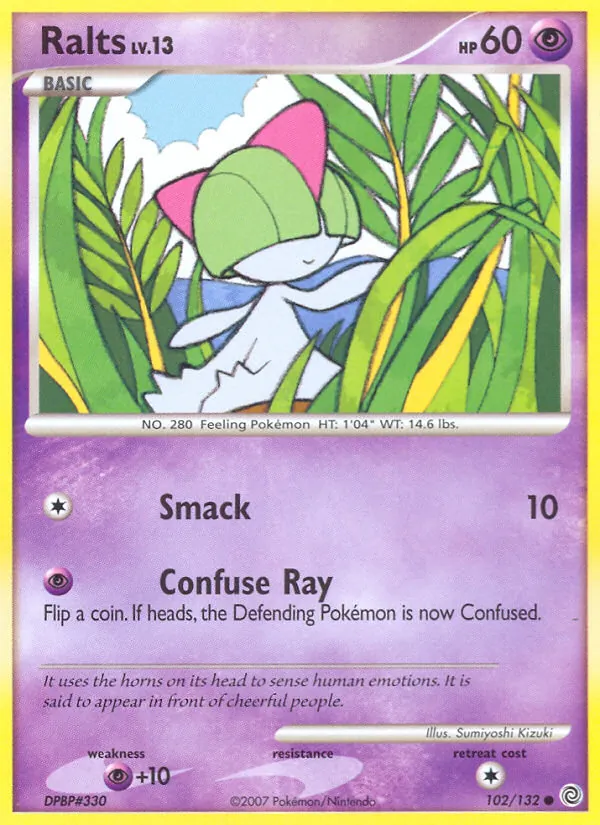 Ralts Pokémon card