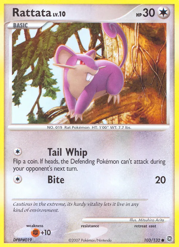 Rattata Pokémon card