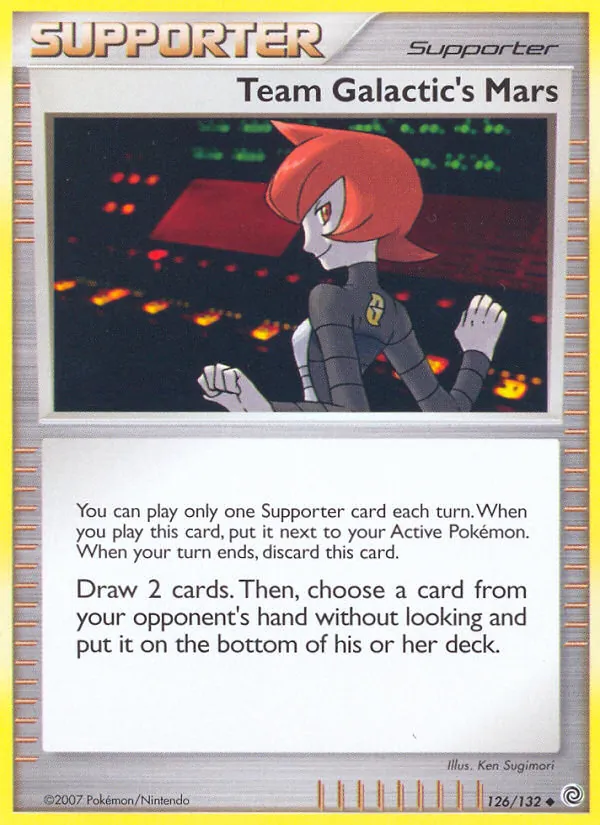Team Galactic's Mars card