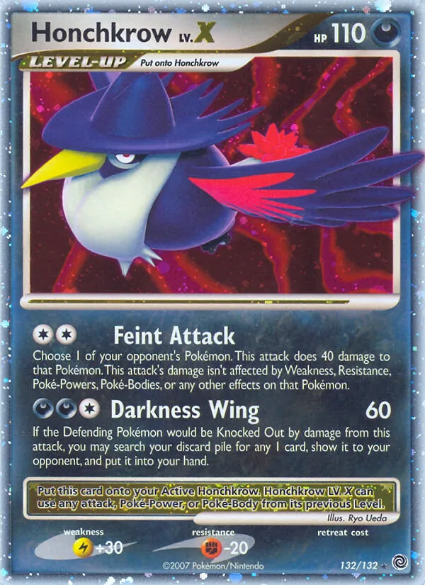 Honchkrow Pokémon card