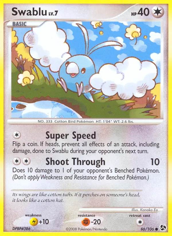 Swablu card