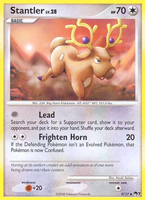 Stantler Pokémon card