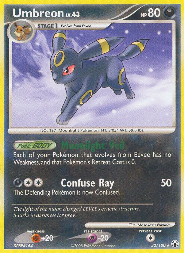 Umbreon Pokémon card