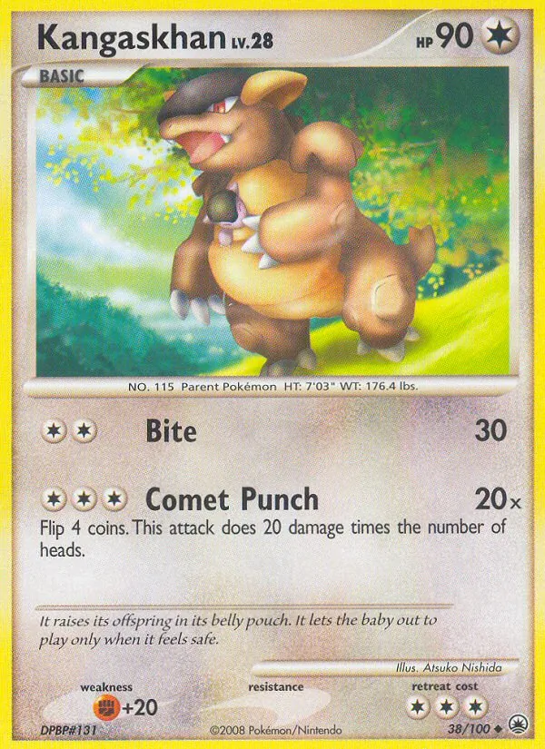 Kangaskhan Pokémon card