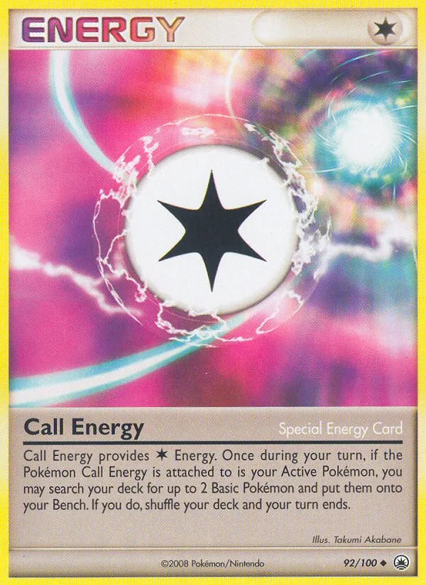 Call Energy card