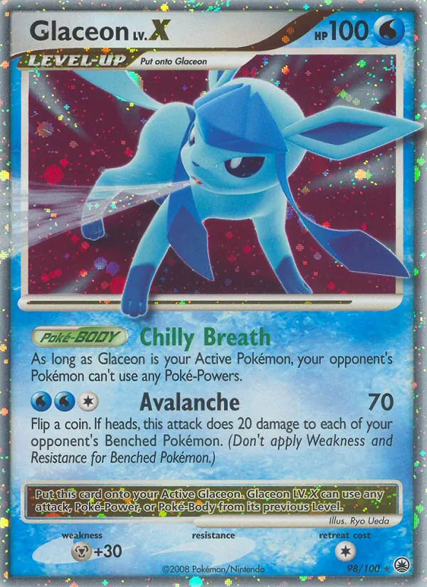 Glaceon Pokémon card