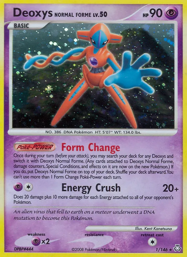 Deoxys Normal Forme Pokémon card