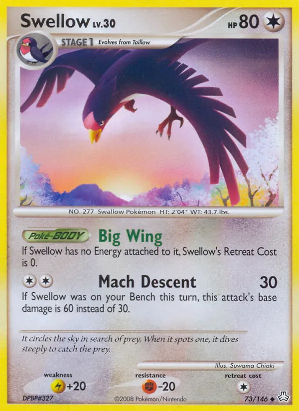 Swellow card