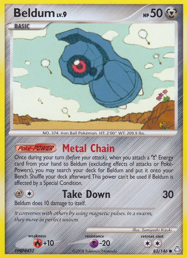 Beldum Pokémon card
