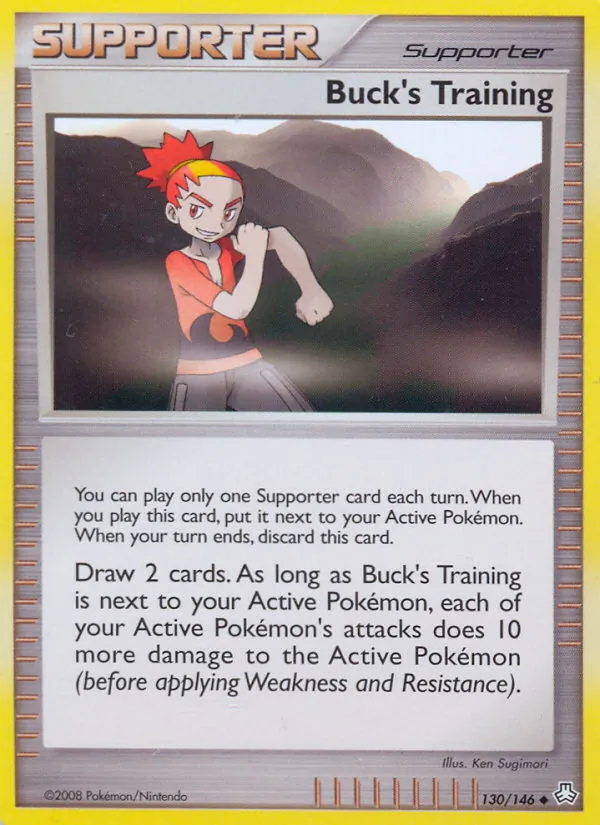 Buck's Training card