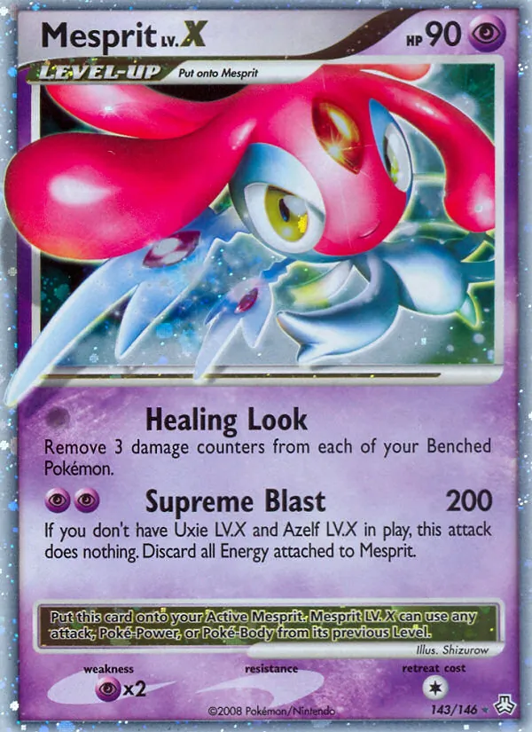 Mesprit Pokémon card