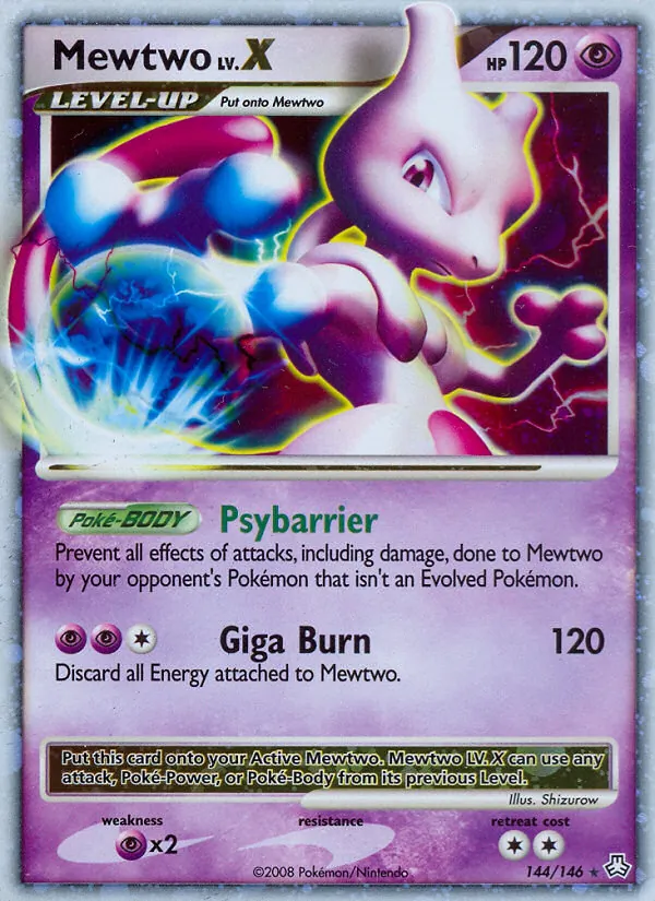 Mewtwo Pokémon card
