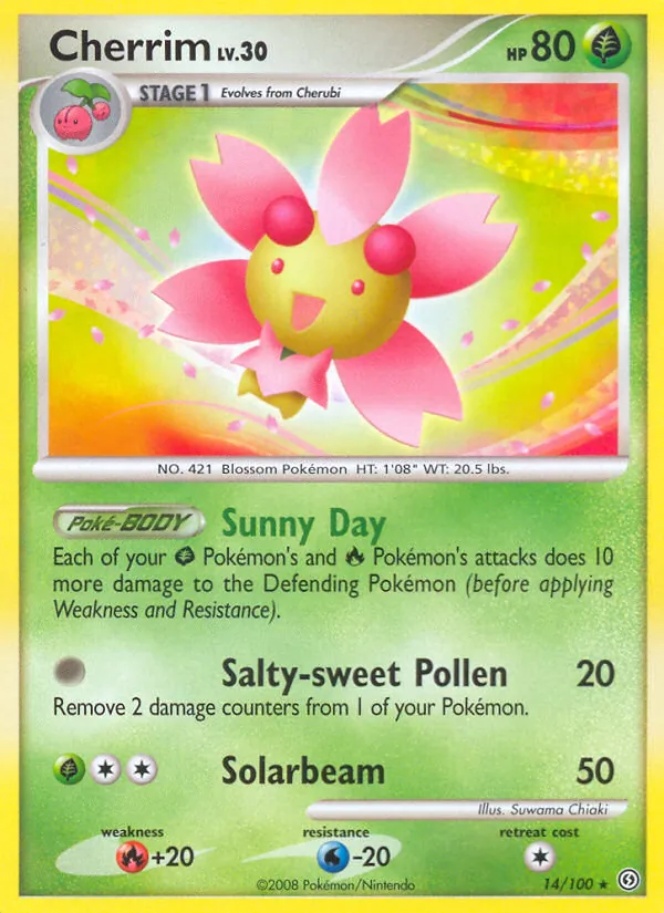Cherrim Pokémon card