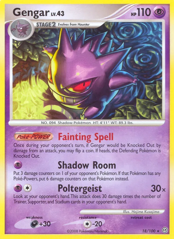 Gengar Pokémon card