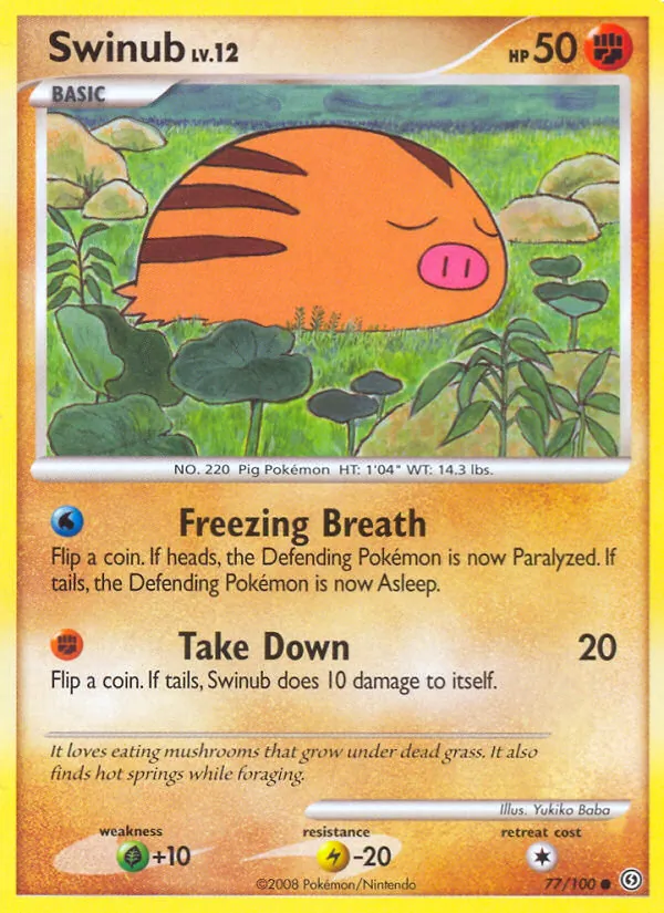 Swinub card