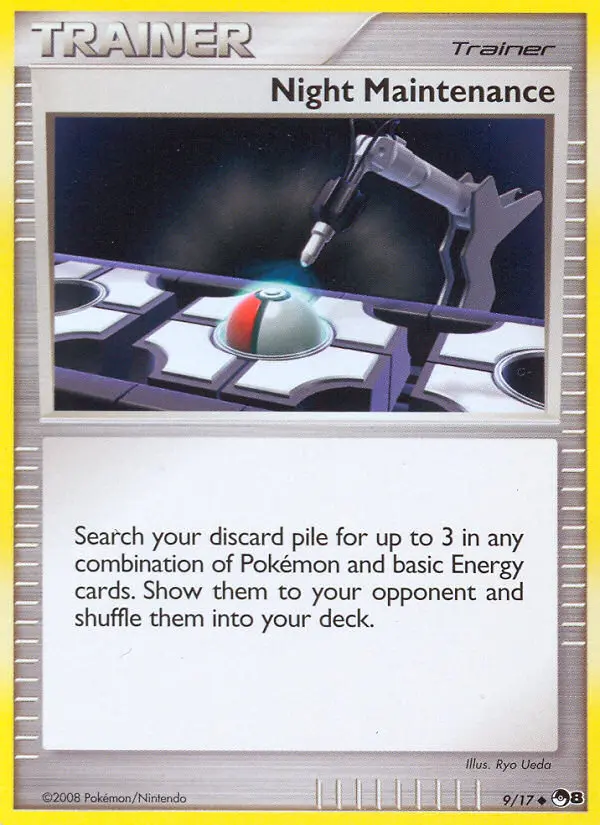Night Maintenance Pokémon card