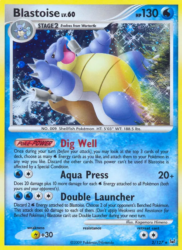 Blastoise Pokémon card
