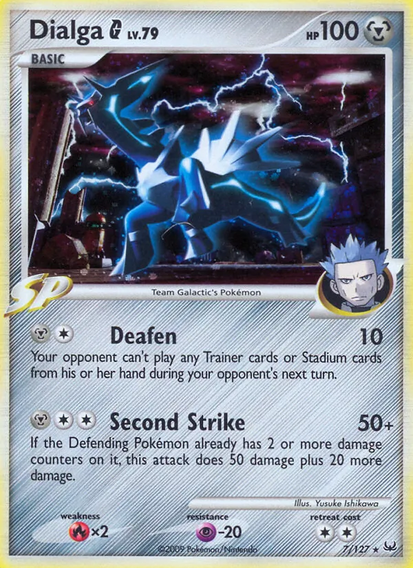 Dialga G Pokémon card