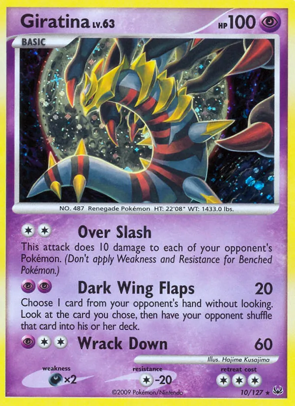 Giratina Pokémon card