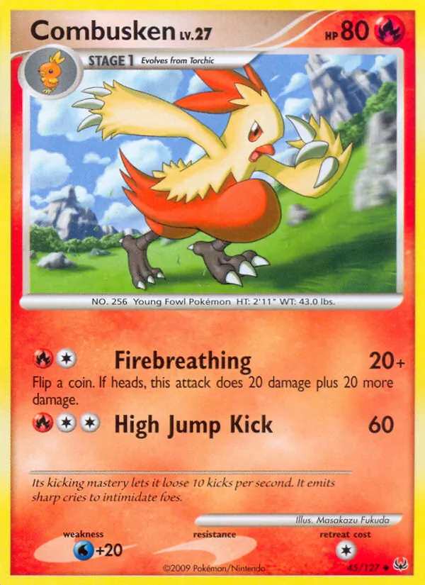 Combusken Pokémon card
