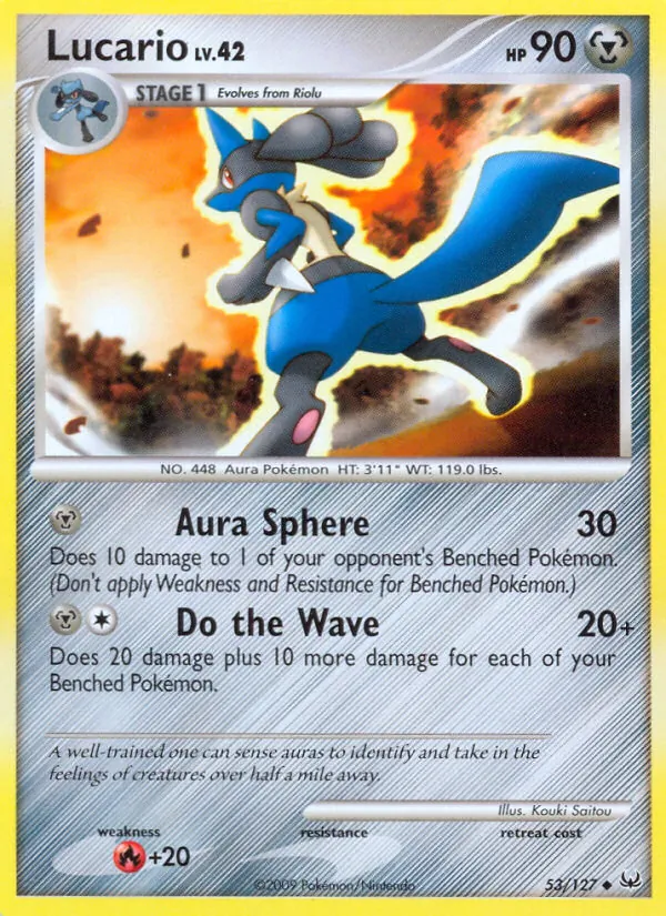 Lucario Pokémon card