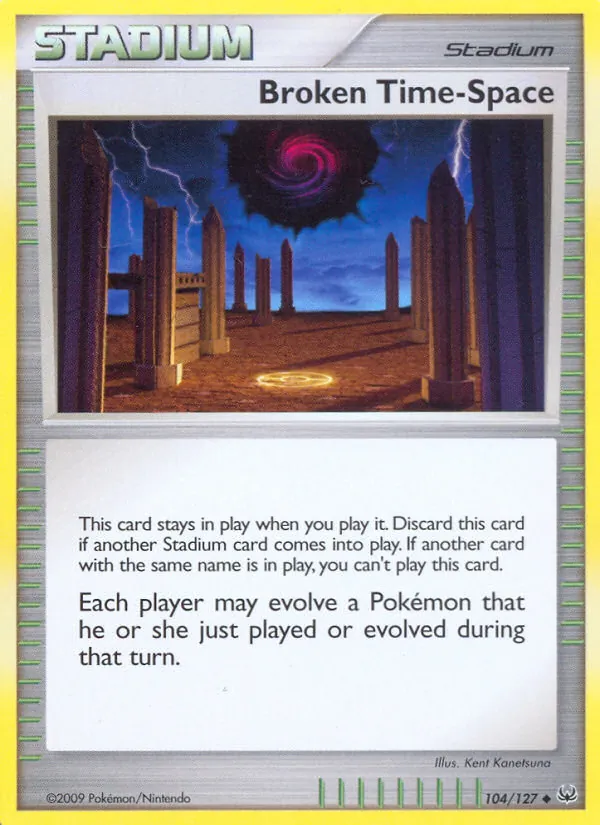 Broken Time-Space card