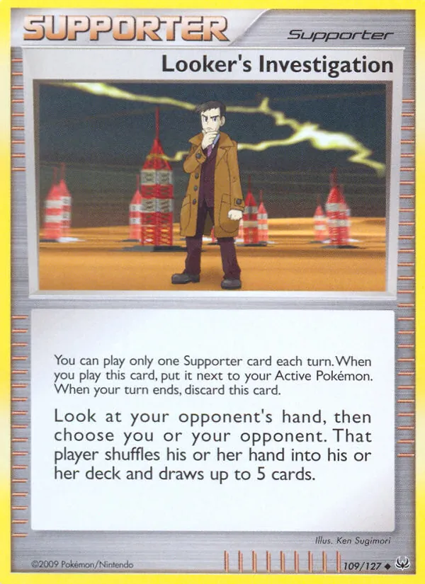 Looker's Investigation card