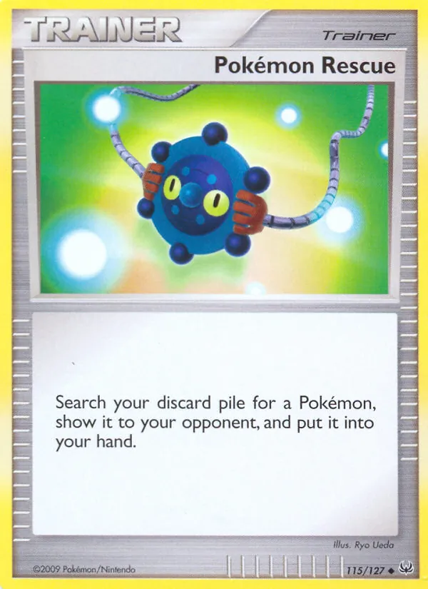 Pokémon Rescue card