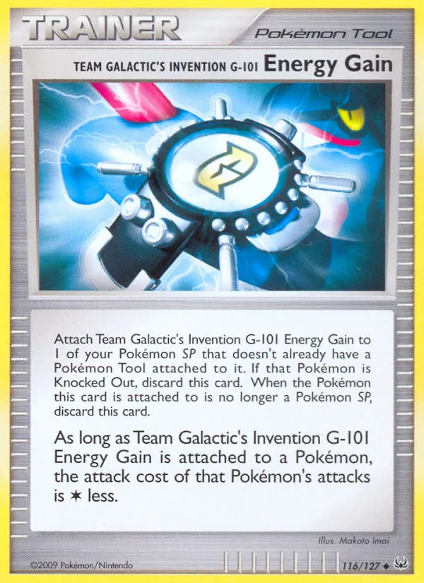 Team Galactic's Invention G-101 Energy Gain card