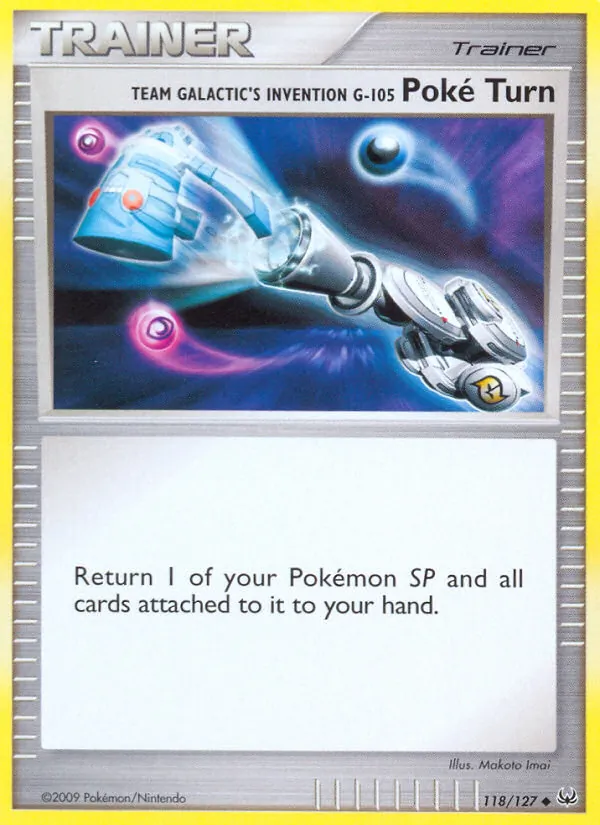 Team Galactic's Invention G-105 Poké Turn card