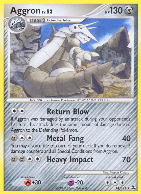 Aggron Pokémon card