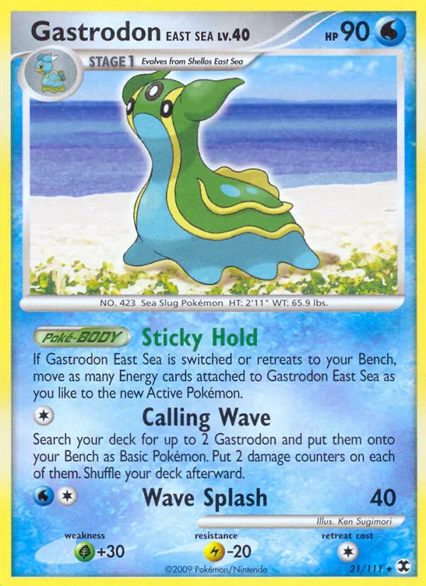 Gastrodon East Sea Pokémon card