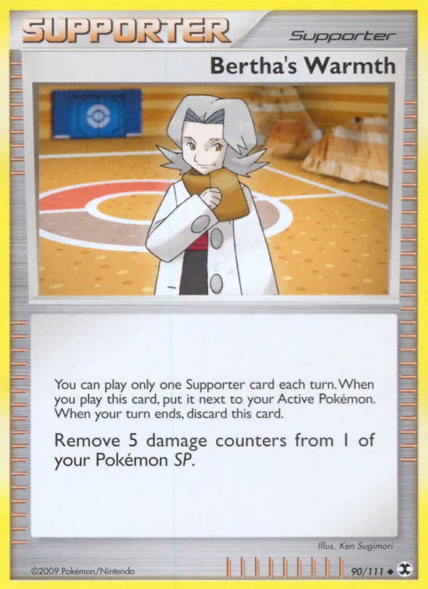 Bertha's Warmth card