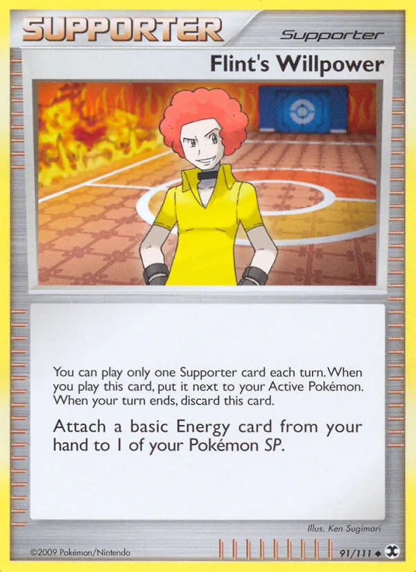 Flint's Willpower card