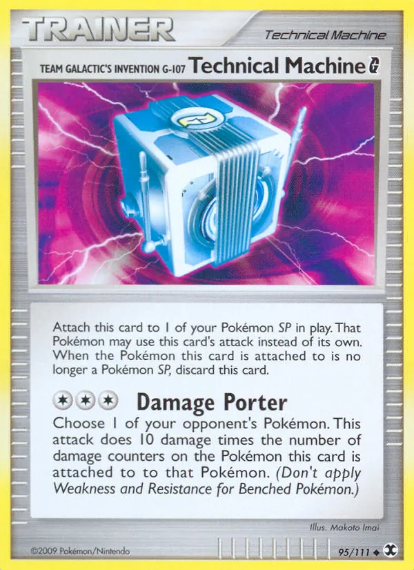 Team Galactic's Invention G-107 Technical Machine card