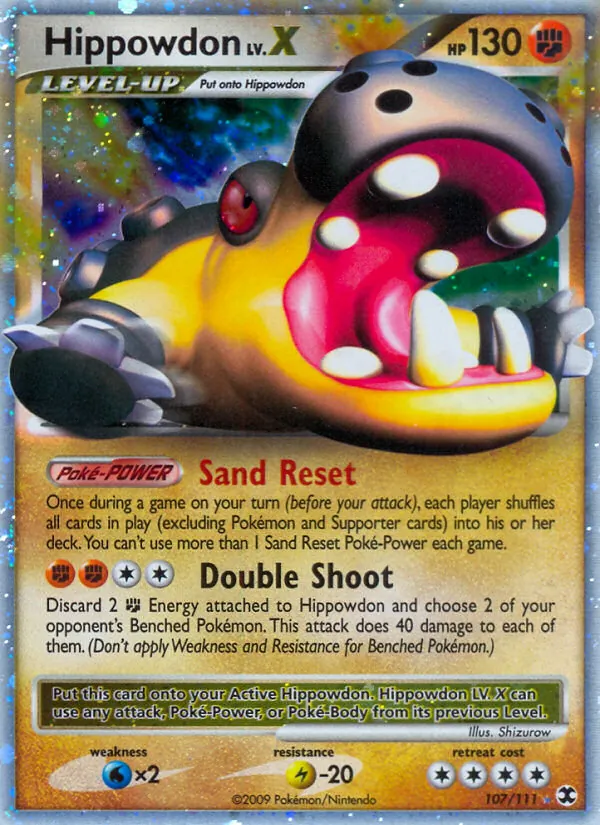 Hippowdon Pokémon card