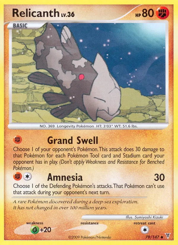Relicanth card