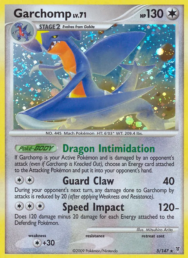 Garchomp Pokémon card