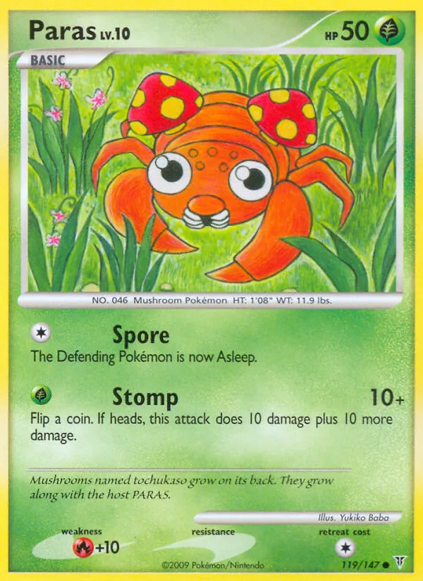 Parasect card