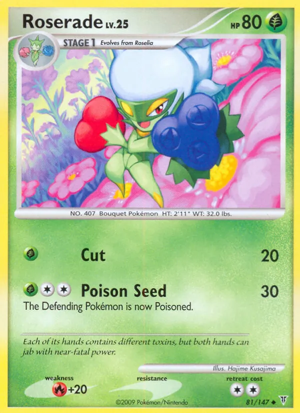 Roserade card