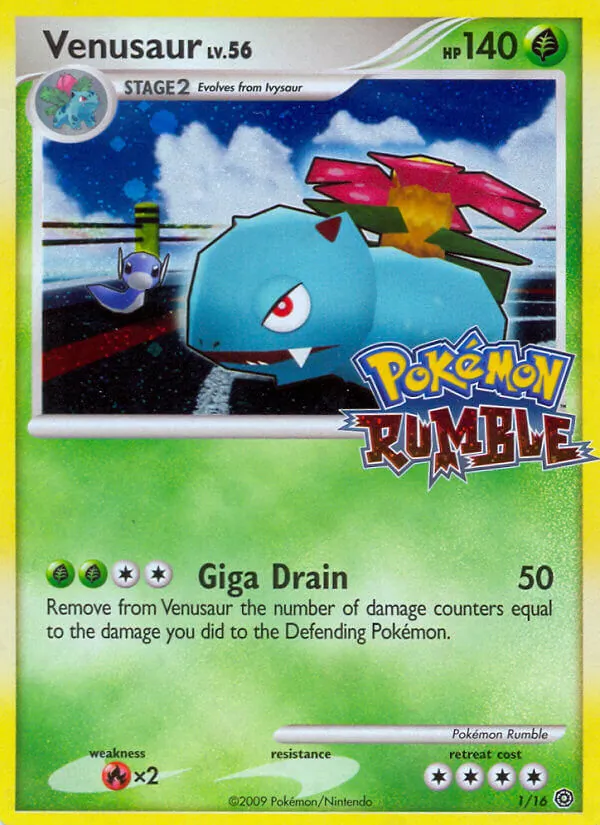 Venusaur Pokémon card
