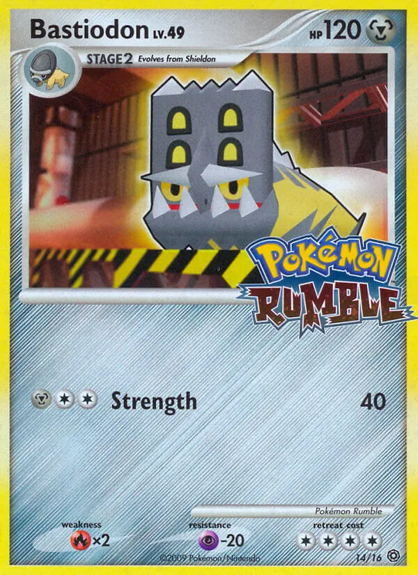 Bastiodon Pokémon card