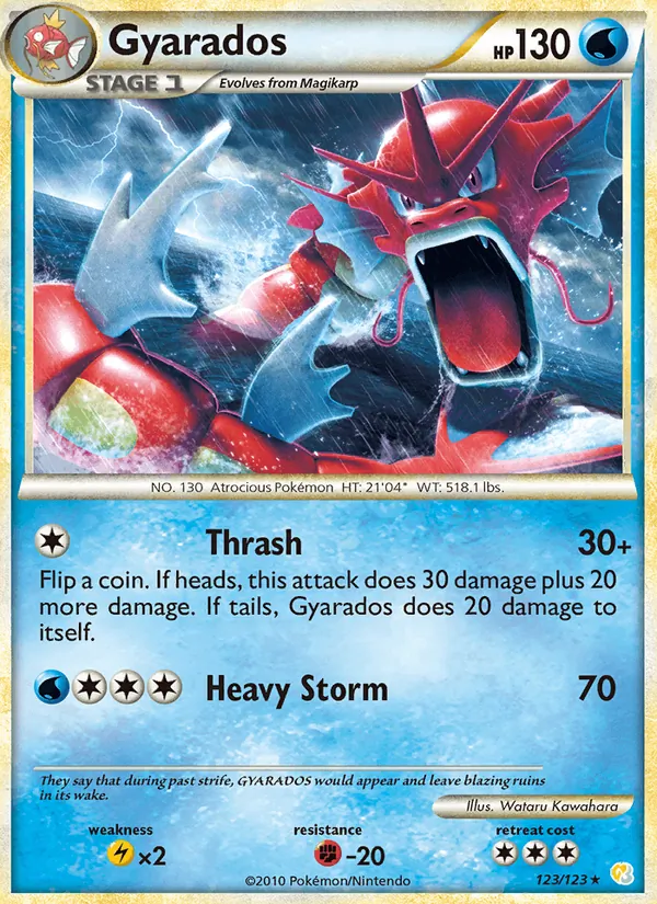 Gyarados Pokémon card