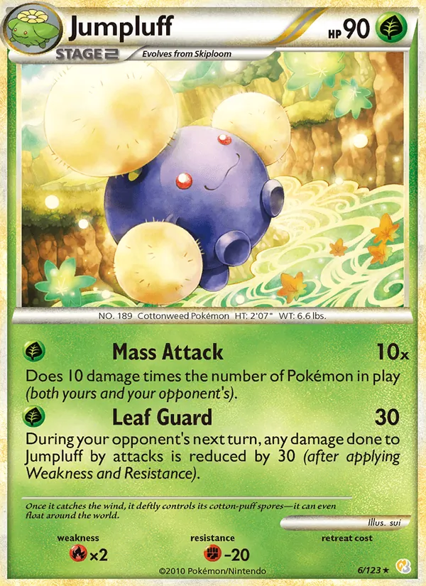 Jumpluff Pokémon card