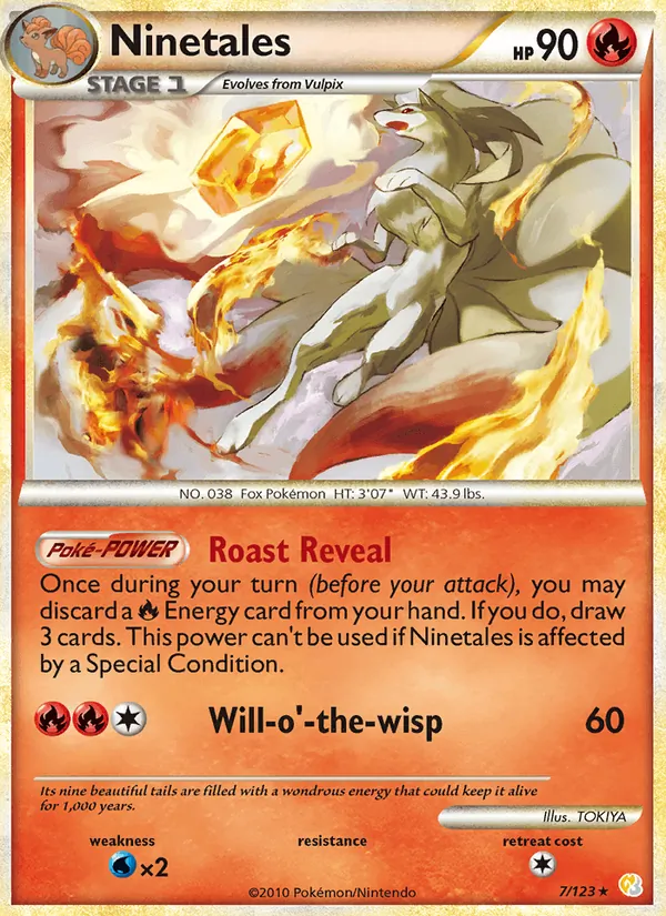 Ninetales Pokémon card