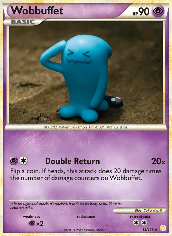 Wobbuffet Pokémon card