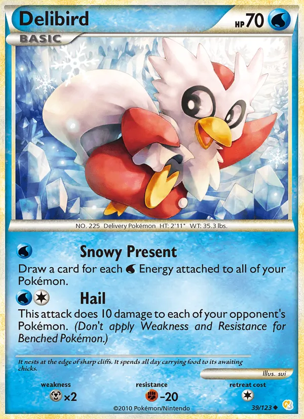 Delibird Pokémon card